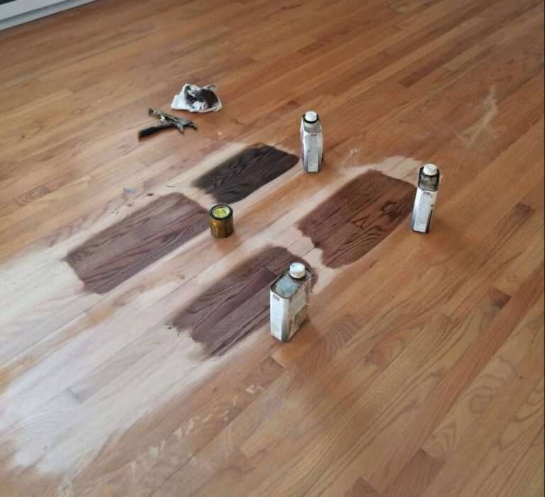 floor staining