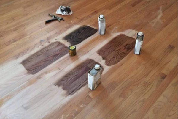 floor staining